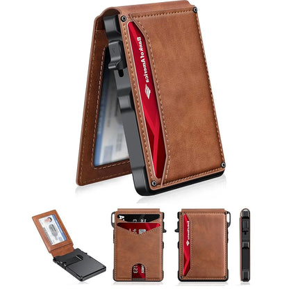 Slim Smart Wallet With Instant Pop-Up Cards