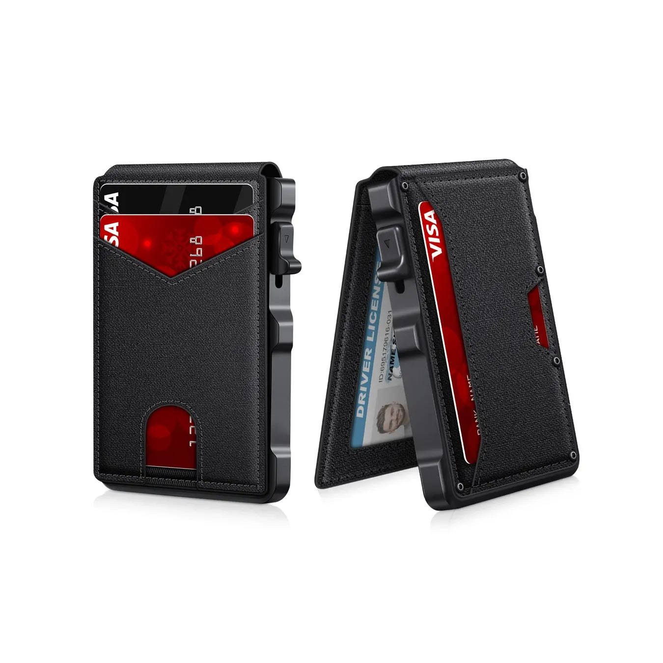 Slim Smart Wallet With Instant Pop-Up Cards