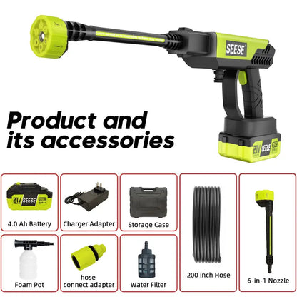 950 PSI Brushless Cordless Pressure Washer: High-Power Cleaning Anywhere