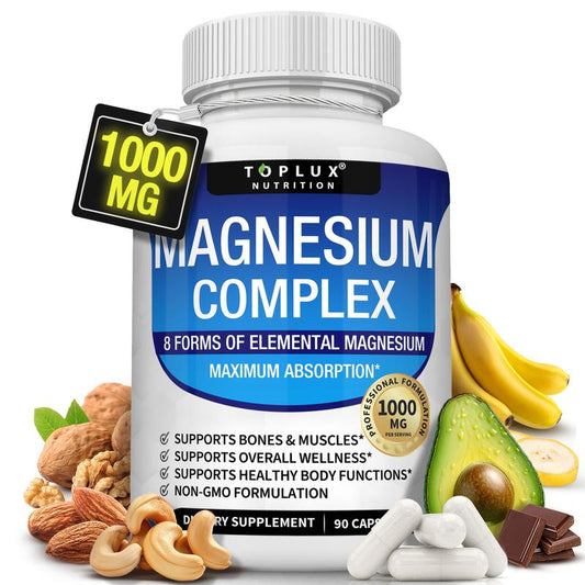Ultimate 8-in-1 Magnesium Complex for Daily Vitality and Deep Relaxation