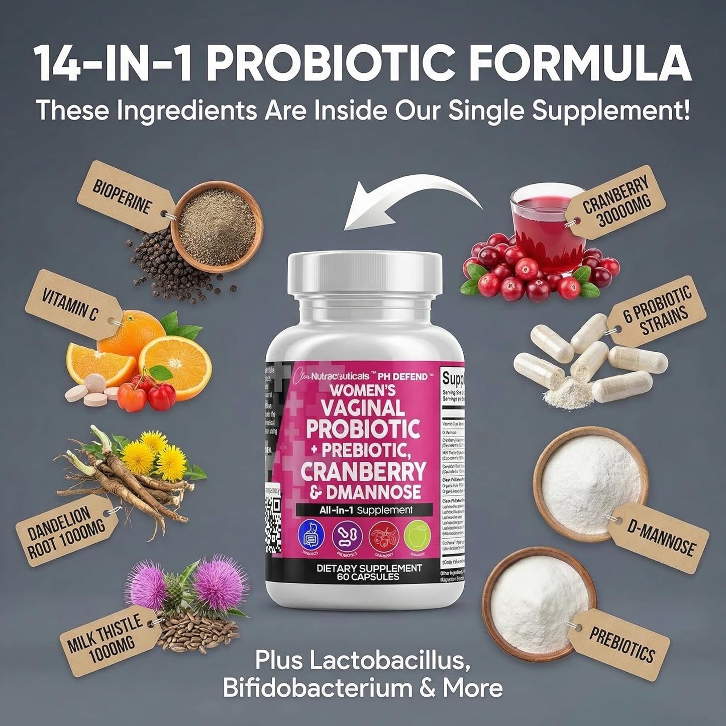 Complete Feminine Wellness: Support Urinary Tract & Vaginal Health Daily