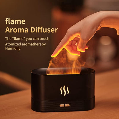 Breathe Relaxing Aroma With Realistic Flame Visuals.