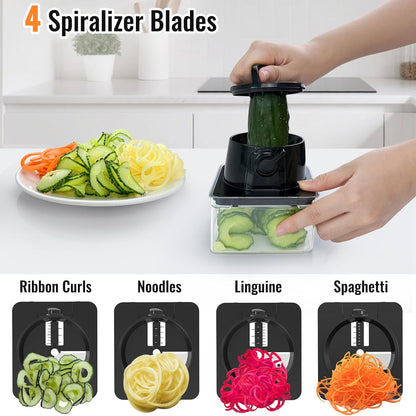 Prep in Seconds: 15-in-1 Multifunctional Vegetable Chopper