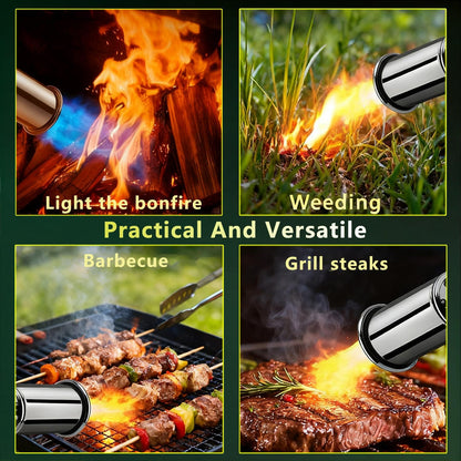 One-Touch Max Flame For Searing, BBQ & Fire Starting