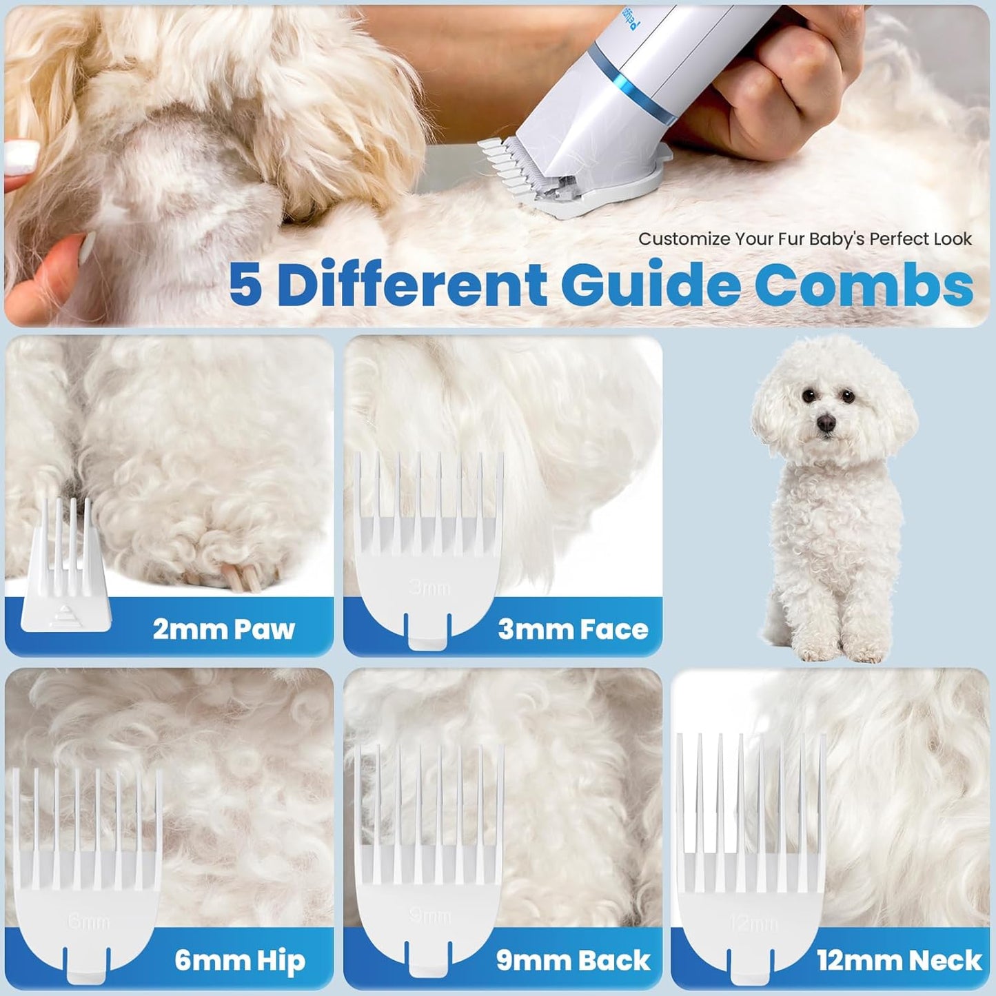 The Professional 2-in-1 Pet Hair Clipper & Nail Grinder Set