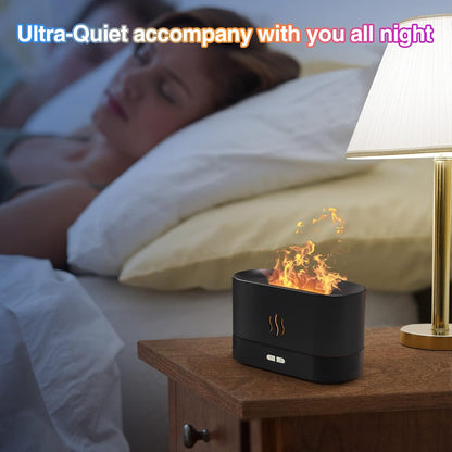 Breathe Relaxing Aroma With Realistic Flame Visuals.