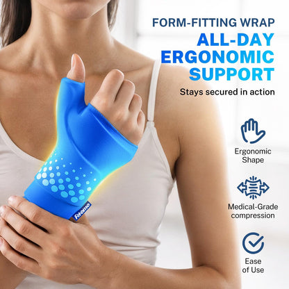 Sustained Cold Therapy Ergonomic Wrist & Thumb Recovery Wrap