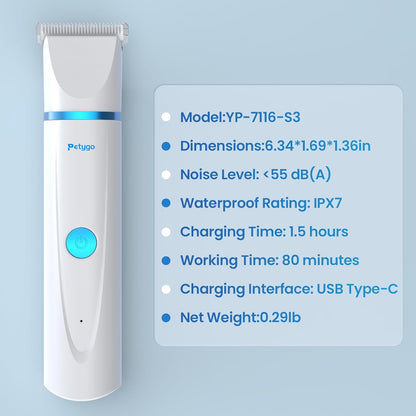 The Professional 2-in-1 Pet Hair Clipper & Nail Grinder Set