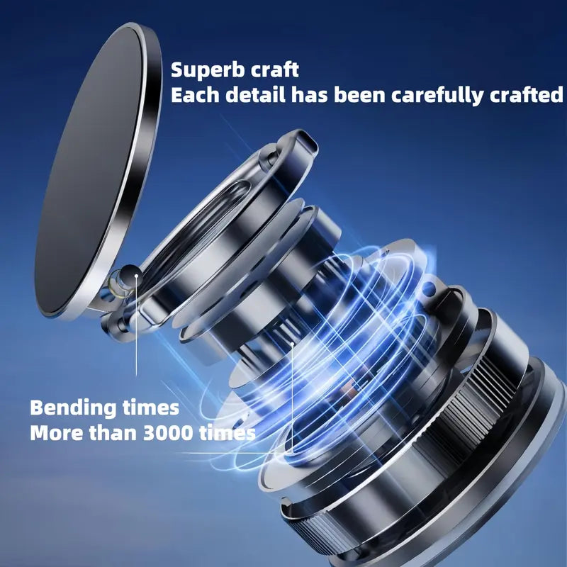 360° Adjustable Vacuum Magnetic Phone Holder – Snap, Lock & Stay Anywhere