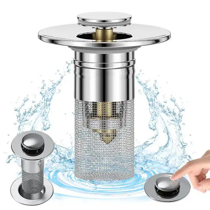 No More Clogged Drains: The Ultimate Universal Pop-Up Sink Filter
