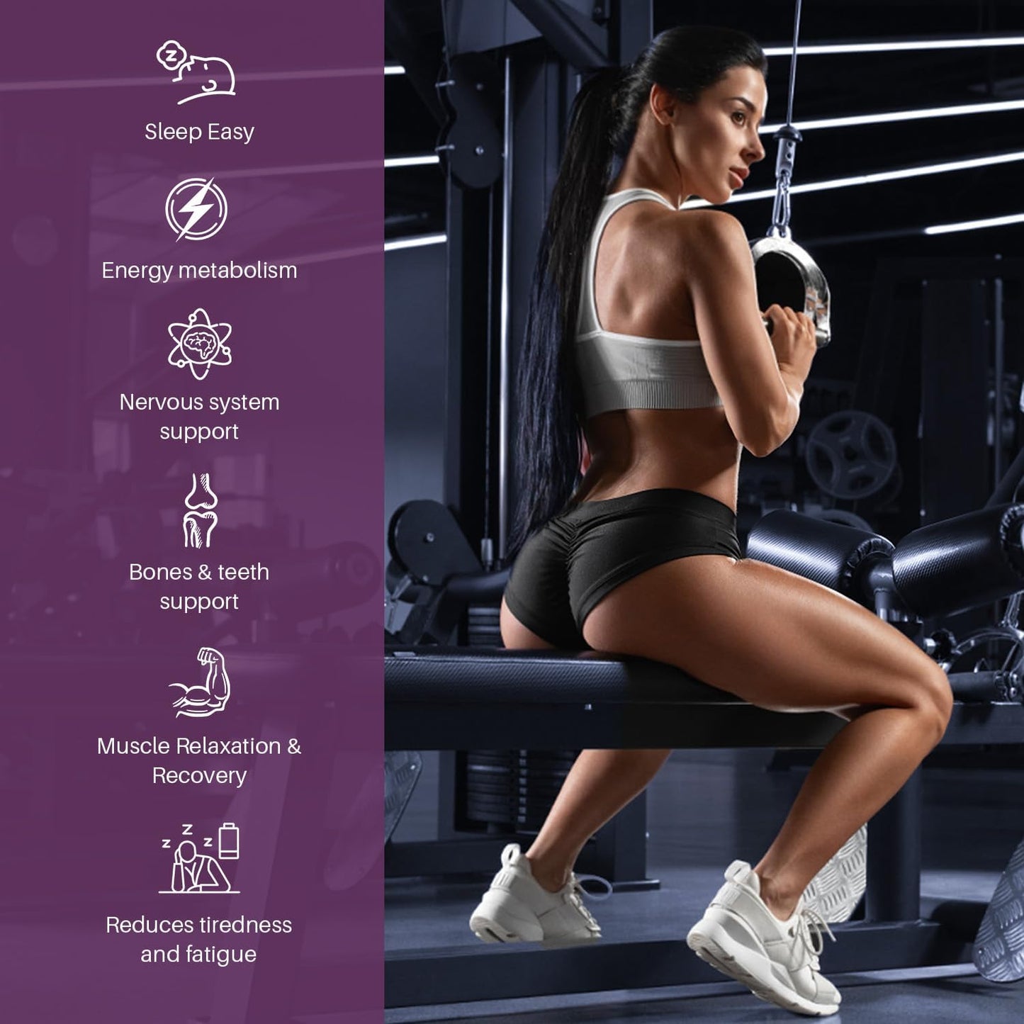 A powerful 12-in-1 Magnesium Complex Master Your Sleep and Calm the Daily Overwhelm