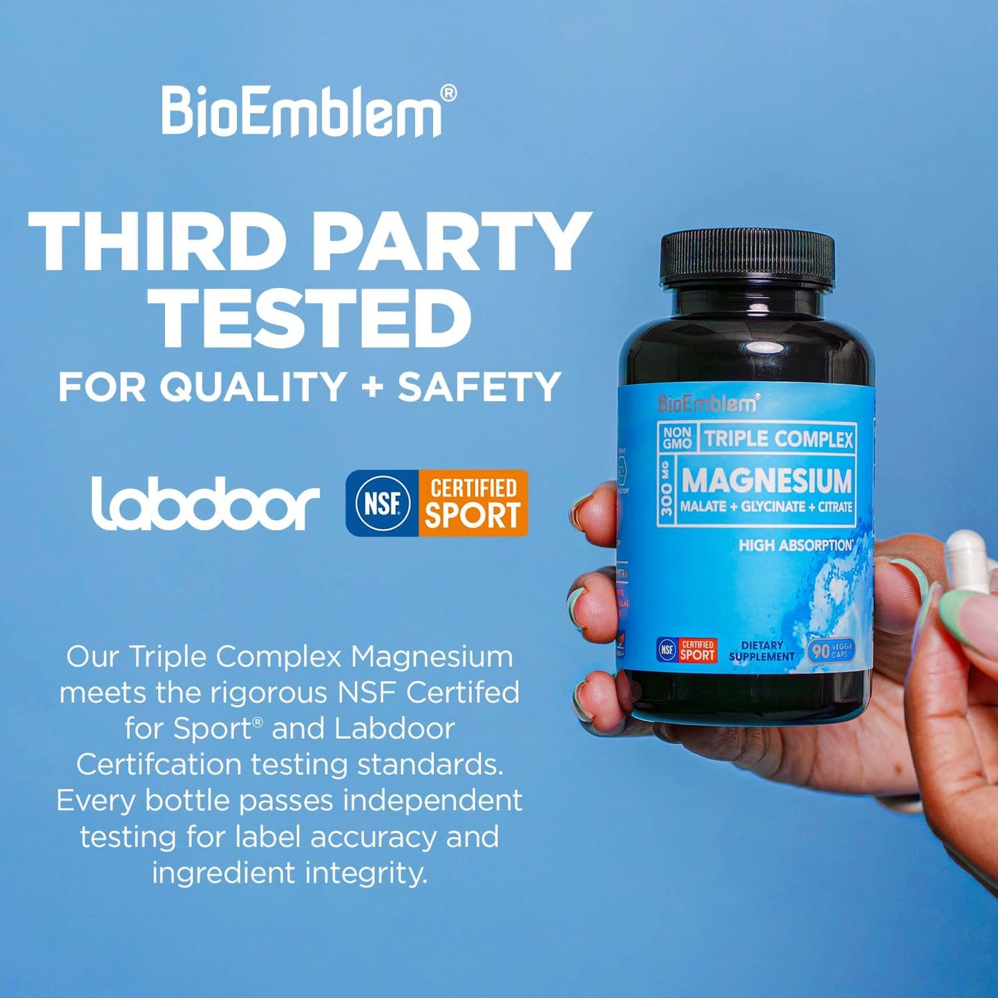 Triple Magnesium Complex For Calm Nights, Relaxed Muscles & Better Daily Recovery