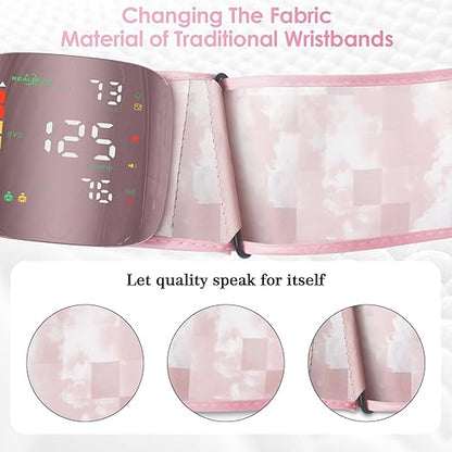 One-Touch Smart Wrist Blood Pressure Monitor with HD Backlight Display