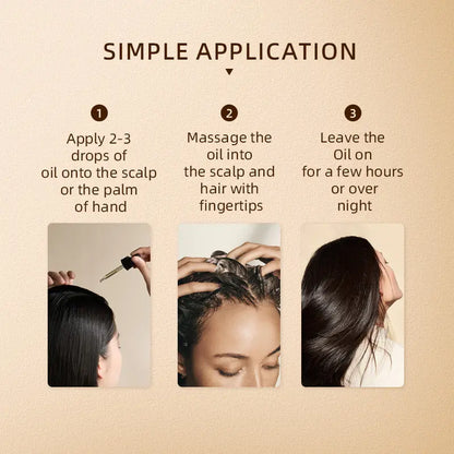 Batana Rosemary Oil - Grow Longer, Thicker & Stronger Hair Naturally
