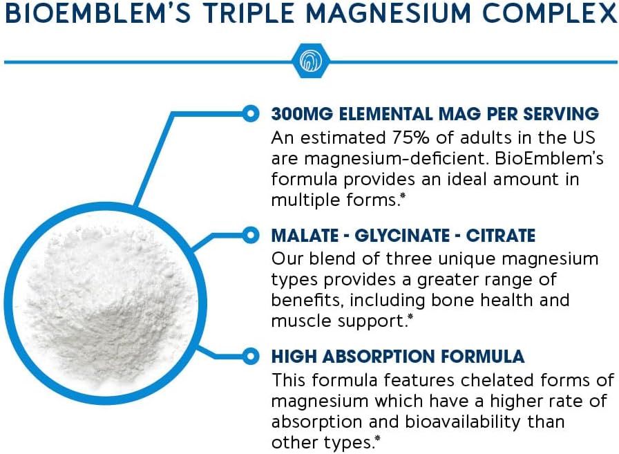 Triple Magnesium Complex For Calm Nights, Relaxed Muscles & Better Daily Recovery