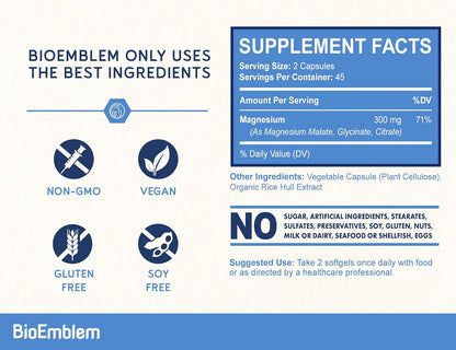 Triple Magnesium Complex For Calm Nights, Relaxed Muscles & Better Daily Recovery