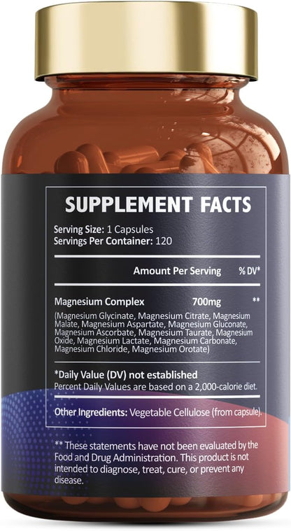 A powerful 12-in-1 Magnesium Complex Master Your Sleep and Calm the Daily Overwhelm