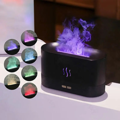 Breathe Relaxing Aroma With Realistic Flame Visuals.