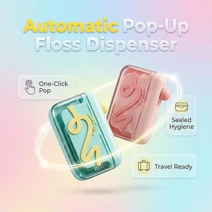 Automatic Pop-Up Floss Dispenser – Clean Teeth Anywhere