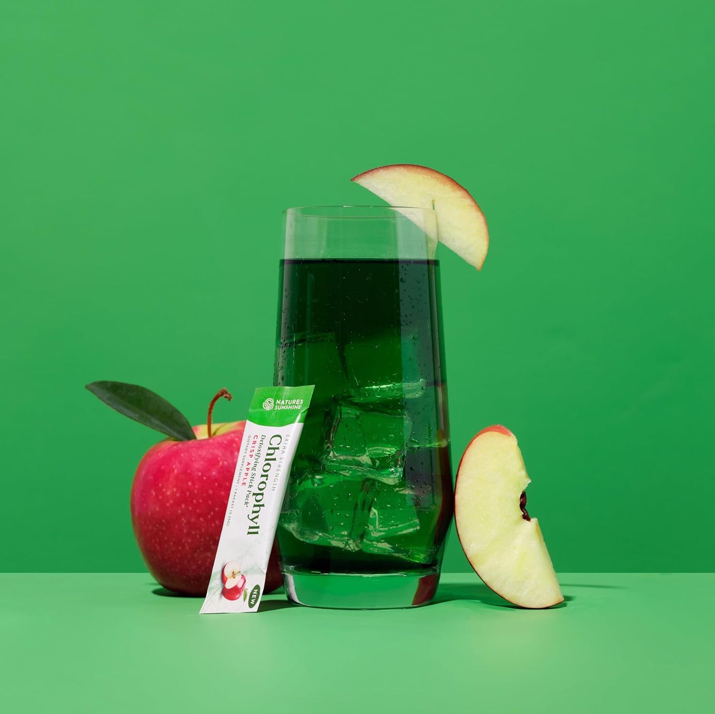 Extra Strength Chlorophyll Stick Packs for Daily Detox, Debloat & Freshness