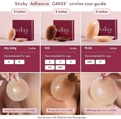 No Messy Glue, Just Body Heat Snug Fit - Silicone Bra Pads